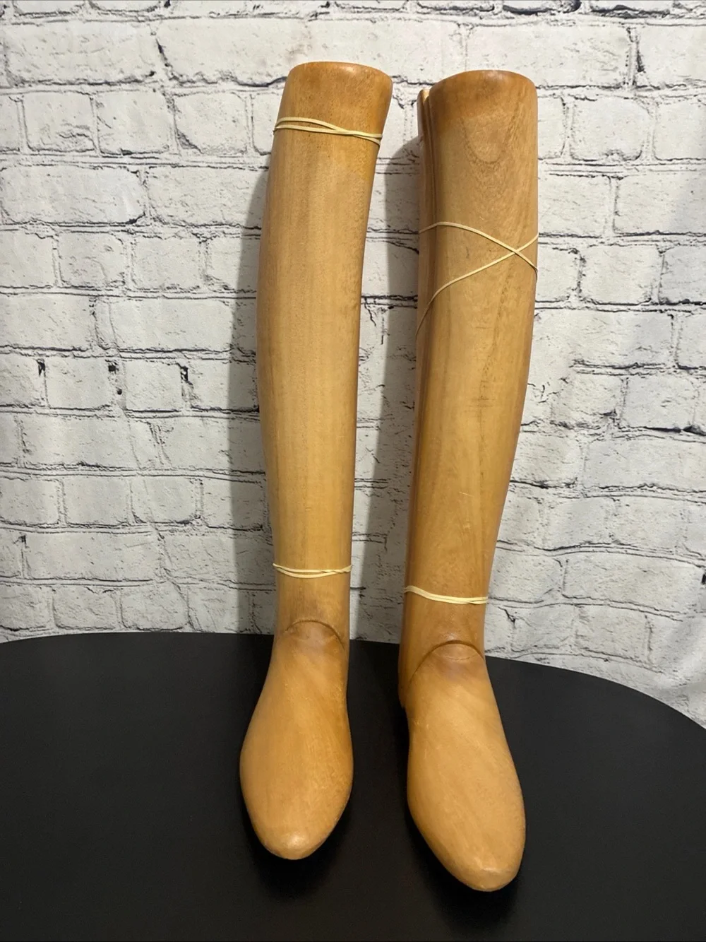 Vintage Solid Wood Riding Boots Tree -For Tall Boots Collectible